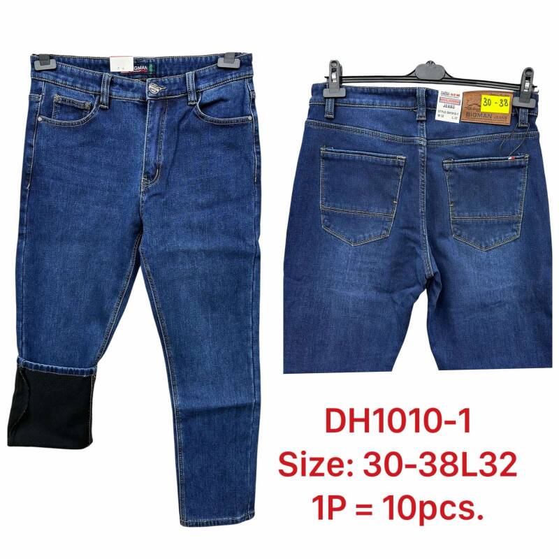 Spodnie jeansy meskie Roz 30-38, 1 Kolor Paczka 10 szt